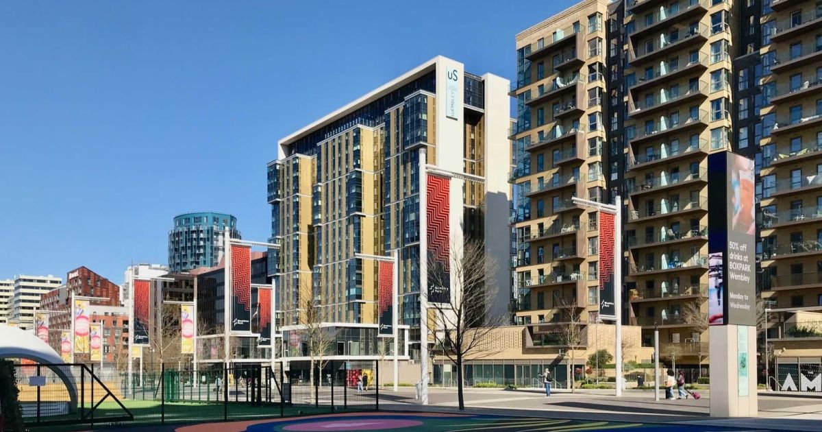 Modern PBSA student accommodation high-rise building